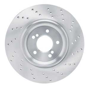 BMW M3 Brake Rotor (1) - Left Rear - DFC - Drilled - `08-`13