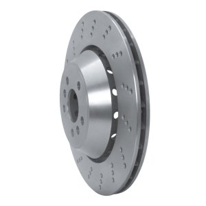 BMW X4 Brake Rotor (1) - Rear - DFC - Drilled - `20-`25