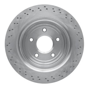 Cadillac XLR Brake Rotor (1) - Rear - DFC - Drilled - `06-`13