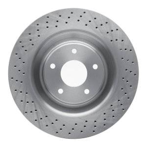 Chevrolet Corvette Brake Rotor (1) - Front - DFC - Drilled - `06-`13