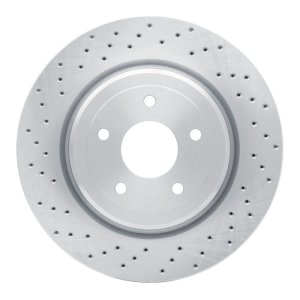 Chevrolet Corvette Brake Rotor (1) - Rear - DFC - Drilled - `06-`13