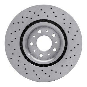 Ford GT Brake Rotor (1) - Rear - DFC - Drilled - `05-`06