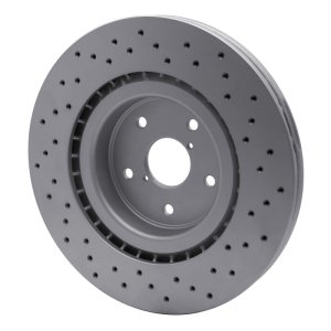 Subaru WRX STI Brake Rotor (1) - Front - DFC - GeoSPEC Coated, Drilled - `18-`25