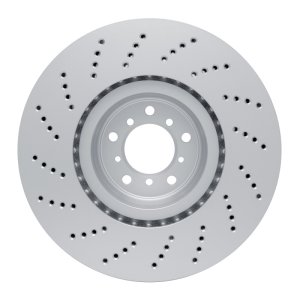 BMW M6 Brake Rotor (1) - Right Front - DFC - Drilled GeoSPEC Coated - `06-`10