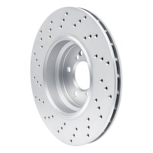 BMW M3 Brake Rotor (1) - Right Rear - DFC - Drilled GeoSPEC Coated - `08-`13