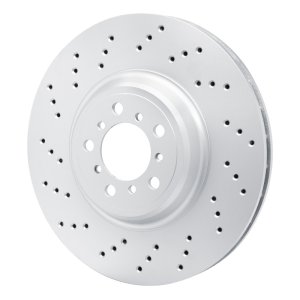 BMW M2 Brake Rotor (1) - Left Front - DFC - Drilled GeoSPEC Coated - `15-`20