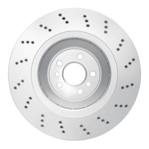 BMW X4 Brake Rotor (1) - Rear - DFC - Drilled GeoSPEC Coated - `20-`25