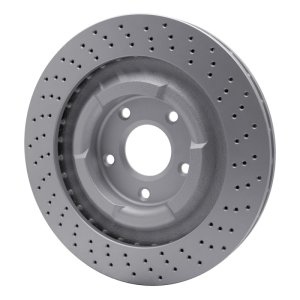 Chevrolet Corvette Brake Rotor (1) - Front - DFC - GeoSPEC Coated - Drilled - `06-`13
