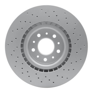 Ford GT Brake Rotor (1) - Rear - DFC - Drilled GeoSPEC Coated - `05-`06