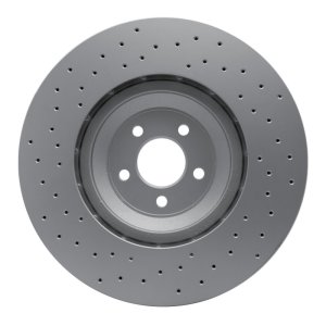 Ford Mustang Brake Rotor (1) - Front - DFC - GeoSPEC Coated, Drilled - `16-`18