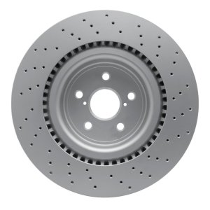 Lexus IS F Brake Rotor (1) - Front - DFC - Drilled GeoSPEC Coated - `08-`14