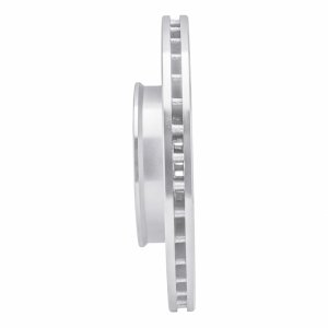 Dodge Attitude Brake Rotor (1) - Front Right - DFC - Drilled & Slotted - Silver - `06-`12