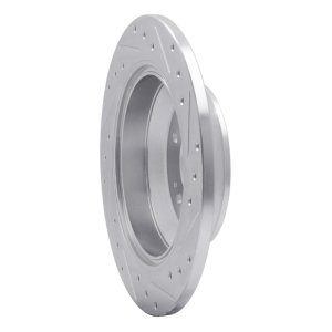 Genesis G80 Brake Rotor (1) - Rear Left - DFC - Drilled & Slotted - Silver - `09-`20