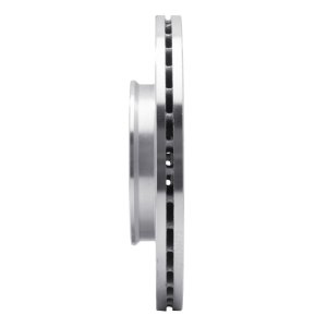 Dodge Attitude Brake Rotor (1) - Front Right - DFC - Drilled & Slotted - Silver - `12-`25