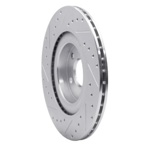 Volvo V90 Brake Rotor (1) - Rear Right - DFC - Drill & Slot - Silver - `16-`26 Volvo V90 Brake Rotor (1) - Rear Right - DFC - Drill & Slot - Silver - `16-`26