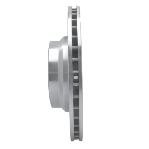 BMW 745Li Brake Rotor (1) - Front Right - DFC - Drilled & Slotted - Silver - `02-`08