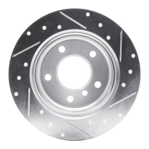 BMW Z4 Brake Rotor (1) - Rear Left - DFC - Drilled & Slotted - Silver - `03-`06 BMW Z4 Brake Rotor (1) - Rear Left - DFC - Drilled & Slotted - Silver - `03-`06