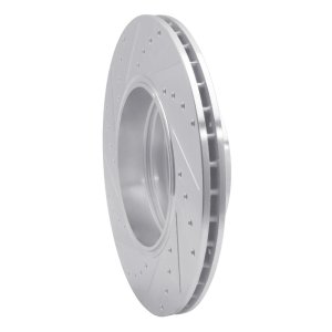 BMW 750Li Brake Rotor (1) - Rear Right - DFC - Drilled & Slotted - Silver - `05-`08 BMW 750Li Brake Rotor (1) - Rear Right - DFC - Drilled & Slotted - Silver - `05-`08