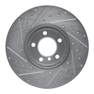 BMW 328d xDrive Brake Rotor (1) - Front Right - DFC - Drilled & Slotted - Silver - `12-`21 BMW 328d xDrive Brake Rotor (1) - Front Right - DFC - Drilled & Slotted - Silver - `12-`21