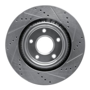 Chrysler LHS Brake Rotor (1) - Front Left - DFC - Drilled & Slotted - Silver - `98-`04 Chrysler LHS Brake Rotor (1) - Front Left - DFC - Drilled & Slotted - Silver - `98-`04
