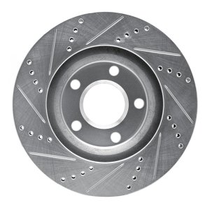 Buick Park Avenue Brake Rotor (1) - Front Right - DFC - Drilled & Slotted - Silver - `97-`05 Buick Park Avenue Brake Rotor (1) - Front Right - DFC - Drilled & Slotted - Silver - `97-`05