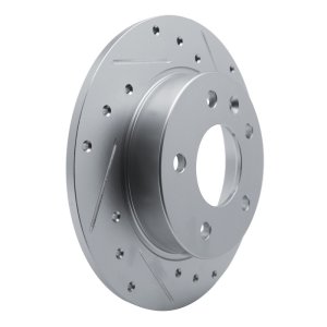 Buick Encore GX Brake Rotor (1) - Rear Right - DFC - Drilled & Slotted - Silver - `20-`25 Buick Encore GX Brake Rotor (1) - Rear Right - DFC - Drilled & Slotted - Silver - `20-`25