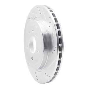 Cadillac CTS Brake Rotor (1) - Rear Right - DFC - Drilled & Slotted - Silver - `05-`11 Cadillac CTS Brake Rotor (1) - Rear Right - DFC - Drilled & Slotted - Silver - `05-`11