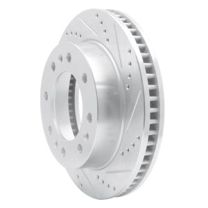 Cadillac DTS Brake Rotor (1) - Front Right - DFC - Drilled & Slotted - Silver - `06-`11 Cadillac DTS Brake Rotor (1) - Front Right - DFC - Drilled & Slotted - Silver - `06-`11