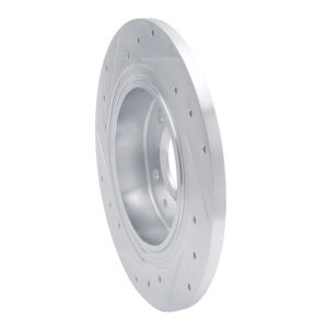 Buick Envista Brake Rotor (1) - Rear Right - DFC - Drilled & Slotted - Silver - `16-`25