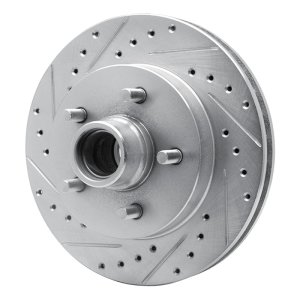 Chevrolet Suburban 1500 Brake Rotor (1) - Front Left - DFC - Drilled & Slotted - Silver - `92-`02 Chevrolet Suburban 1500 Brake Rotor (1) - Front Left - DFC - Drilled & Slotted - Silver - `92-`02