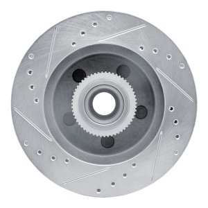 Chevrolet C1500 Suburban Brake Rotor (1) - Front Right - DFC - Drilled & Slotted - Silver - `92-`02 Chevrolet C1500 Suburban Brake Rotor (1) - Front Right - DFC - Drilled & Slotted - Silver - `92-`02