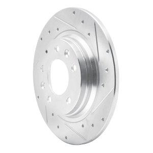 Ford Fusion Brake Rotor (1) - Rear Right - DFC - Drilled & Slotted - Silver - `98-`15 Ford Fusion Brake Rotor (1) - Rear Right - DFC - Drilled & Slotted - Silver - `98-`15