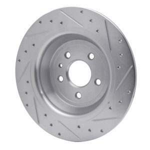 Ford Escape Brake Rotor (1) - Rear Left - DFC - Drilled & Slotted - Silver - `13-`20 Ford Escape Brake Rotor (1) - Rear Left - DFC - Drilled & Slotted - Silver - `13-`20