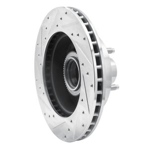 Ford E-150 Econoline Brake Rotor (1) - Front Right - DFC - Drilled & Slotted - Silver - `94-`03 Ford E-150 Econoline Brake Rotor (1) - Front Right - DFC - Drilled & Slotted - Silver - `94-`03