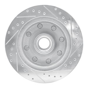 Ford E-350 Super Duty Brake Rotor (1) - Front Left - DFC - Drilled & Slotted - Silver - `95-`04 Ford E-350 Super Duty Brake Rotor (1) - Front Left - DFC - Drilled & Slotted - Silver - `95-`04