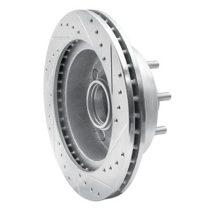 Ford E-350 Super Duty Brake Rotor (1) - Front Left - DFC - Drilled & Slotted - Silver - `95-`04 Ford E-350 Super Duty Brake Rotor (1) - Front Left - DFC - Drilled & Slotted - Silver - `95-`04