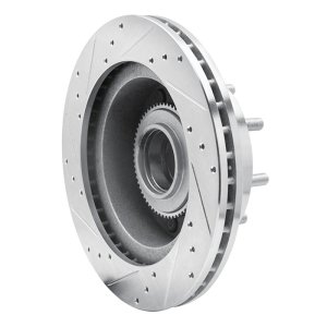 Ford E-250 Econoline Brake Rotor (1) - Front Right - DFC - Drilled & Slotted - Silver - `95-`07 Ford E-250 Econoline Brake Rotor (1) - Front Right - DFC - Drilled & Slotted - Silver - `95-`07