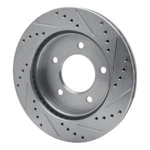 Ford F-150 Brake Rotor (1) - Front Left - DFC - Drilled & Slotted - Silver - `97-`04 Ford F-150 Brake Rotor (1) - Front Left - DFC - Drilled & Slotted - Silver - `97-`04