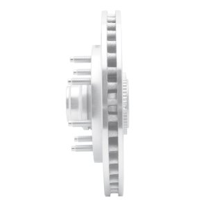 Ford F-250 Brake Rotor (1) - Front Right - DFC - Drilled & Slotted - Silver - `97-`04