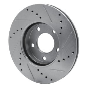 Ford Escape Brake Rotor (1) - Front Left - DFC - Drilled & Slotted - Silver - `01-`07 Ford Escape Brake Rotor (1) - Front Left - DFC - Drilled & Slotted - Silver - `01-`07