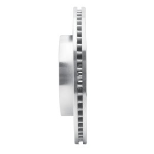 Ford Explorer Brake Rotor (1) - Front Right - DFC - Drilled & Slotted - Silver - `02-`05