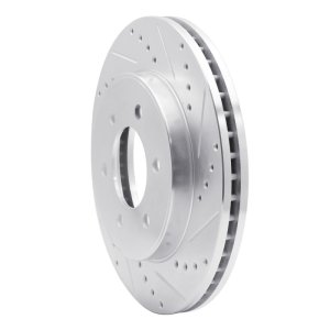 Ford F-150 Brake Rotor (1) - Front Right - DFC - Drilled & Slotted - Silver - `04-`08 Ford F-150 Brake Rotor (1) - Front Right - DFC - Drilled & Slotted - Silver - `04-`08