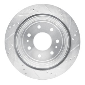Ford F-150 Brake Rotor (1) - Rear Left - DFC - Drilled & Slotted - Silver - `04-`11 Ford F-150 Brake Rotor (1) - Rear Left - DFC - Drilled & Slotted - Silver - `04-`11