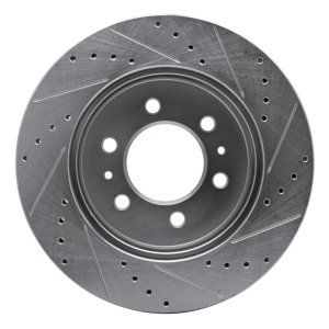Ford F-150 Brake Rotor (1) - Front Left - DFC - Drilled & Slotted - Silver - 2009 Ford F-150 Brake Rotor (1) - Front Left - DFC - Drilled & Slotted - Silver - 2009