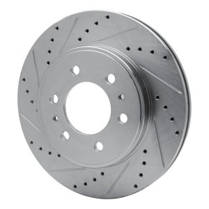 Ford F-150 Brake Rotor (1) - Front Left - DFC - Drilled & Slotted - Silver - 2009 Ford F-150 Brake Rotor (1) - Front Left - DFC - Drilled & Slotted - Silver - 2009