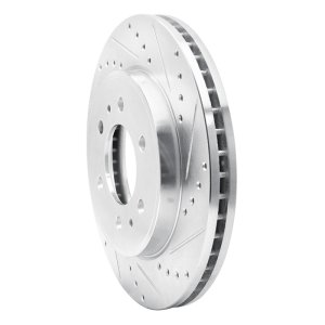 Ford F-150 Brake Rotor (1) - Front Right - DFC - Drilled & Slotted - Silver - 2009 Ford F-150 Brake Rotor (1) - Front Right - DFC - Drilled & Slotted - Silver - 2009