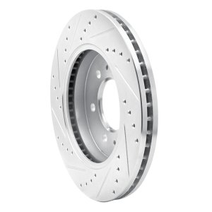 Ford F-150 Brake Rotor (1) - Front Right - DFC - Drilled & Slotted - Silver - 2009 Ford F-150 Brake Rotor (1) - Front Right - DFC - Drilled & Slotted - Silver - 2009