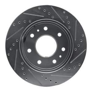 Ford F-150 Brake Rotor (1) - Front Left - DFC - Drilled & Slotted - Silver - 2009 Ford F-150 Brake Rotor (1) - Front Left - DFC - Drilled & Slotted - Silver - 2009