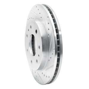 Ford F-150 Brake Rotor (1) - Front Right - DFC - Drilled & Slotted - Silver - 2009