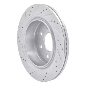 Ford F-150 Brake Rotor (1) - Rear Right - DFC - Drilled & Slotted - Silver - `12-`14 Ford F-150 Brake Rotor (1) - Rear Right - DFC - Drilled & Slotted - Silver - `12-`14